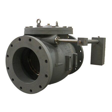 Valve Solutions Inc (Vsi) 4" Swing Check Valve, Flanged, with Outside Lever & Weight CVI04F-DD63N-B31/O